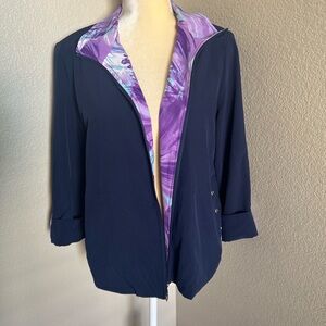 Allison Daley Petite Multicolor lightweight jacket 14P